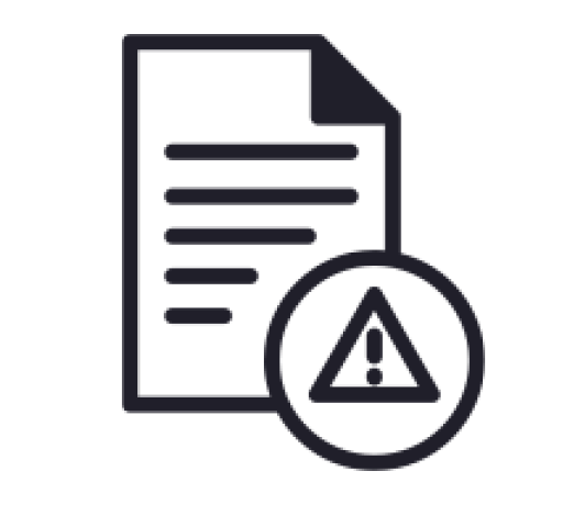 ícone processo de sinistro proteção patrimonial