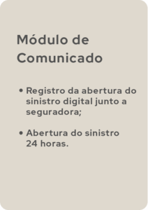 modulos de assessoria em gestao de sinistro