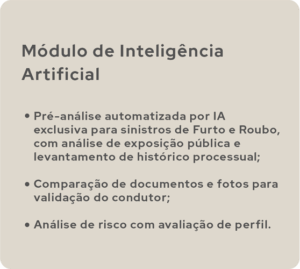 modulos de assessoria em gestao de sinistro