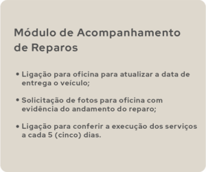 modulos de assessoria em gestao de sinistro