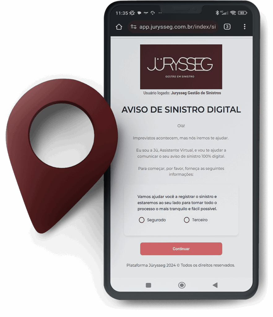 sistema com abertura de sinistro online