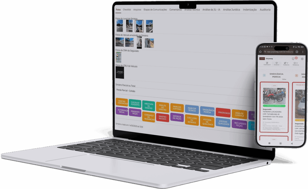 sistema de centralização de dados de sinistro